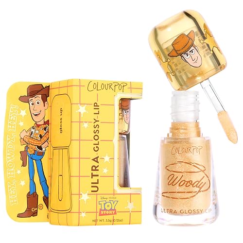 ColourPop x Toy Story Ultra Glossy Lip Gloss - High-Shine, Non-Sticky & Hydrating Lip Gloss with a Flexible Paddle Applicator - Sheer Gold Beauty & Personal Care ColourPop
