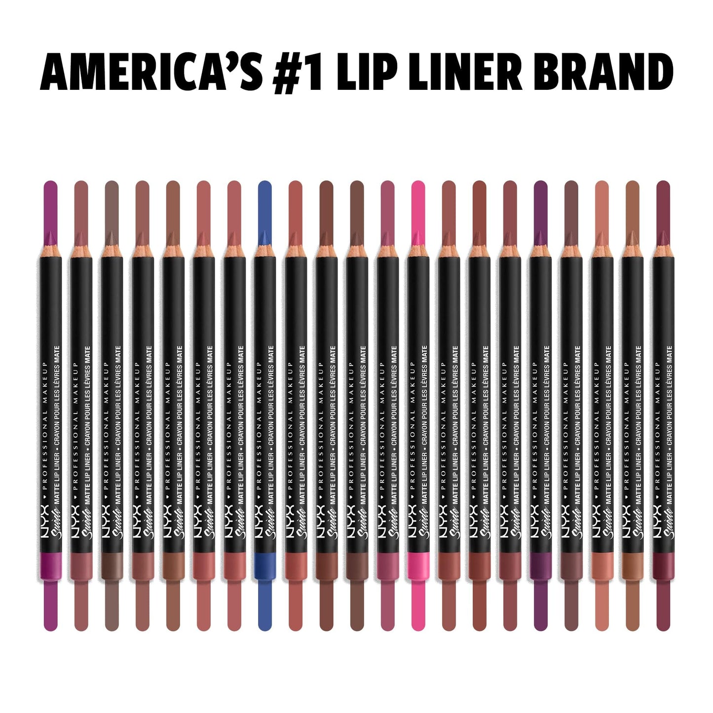 NYX PROFESSIONAL MAKEUP Suede Matte Lip Liner, Vegan Formula - Subversive Socialite (Wine Purple) Beauty & Personal Care NYX PROFESSIONAL MAKEUP