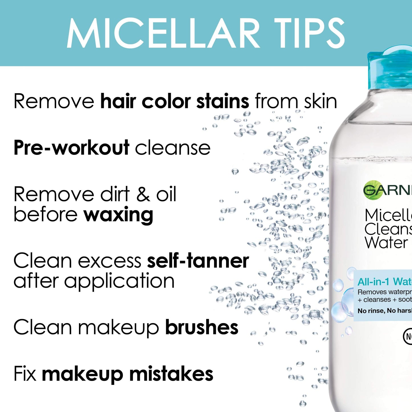 Garnier SkinActive Micellar Cleansing Water, All-in-1 Waterproof Makeup Remover and Facial Cleanser, 3.4 fl oz, 3 Pack Beauty & Personal Care Garnier