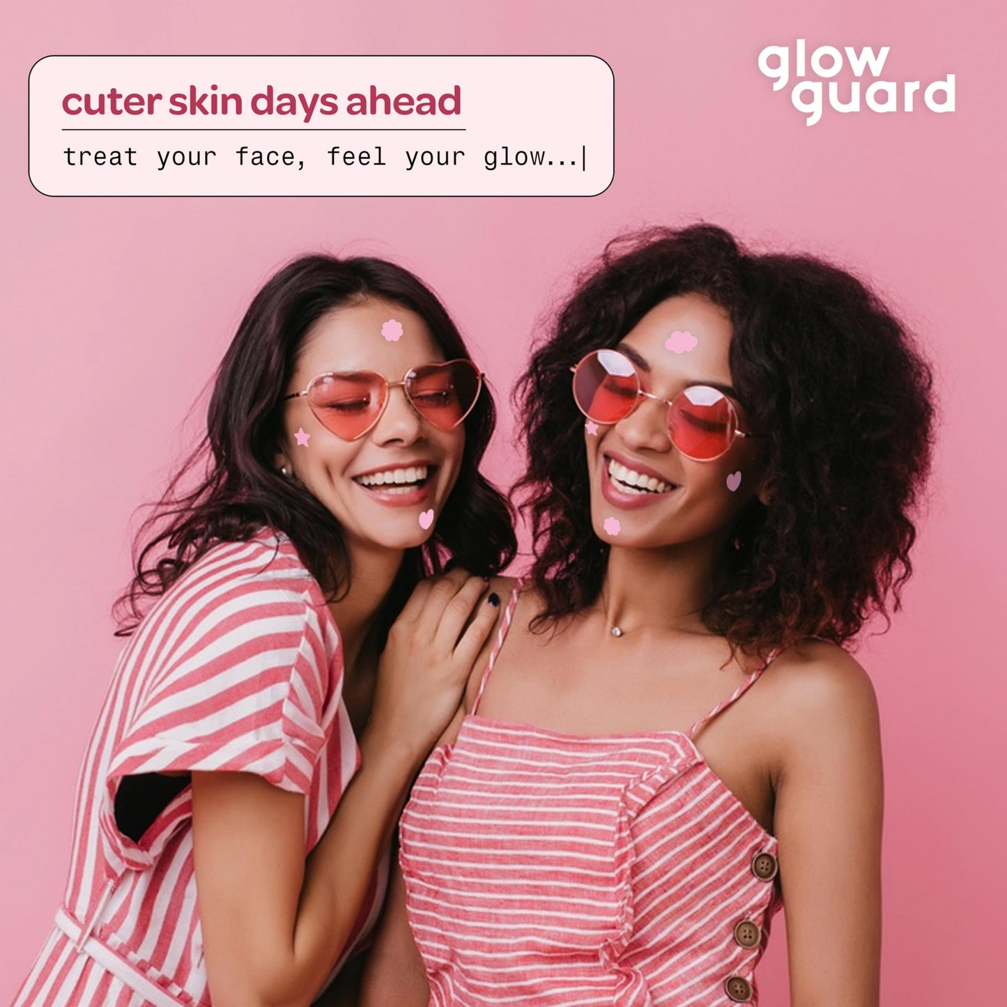 Glow Guard Pimple Patches with Hydrocolloid & Tea Tree Oil - Korean Skin Care, Dermatologist Tested - Absorbs Impurities, Reduces Redness - Vegan Beauty & Personal Care Glow Guard