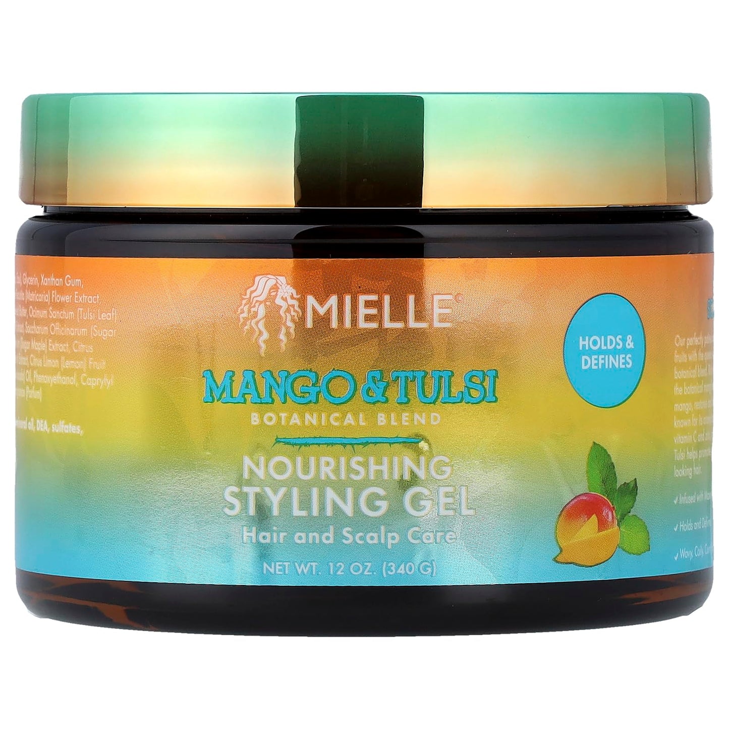 Mielle Nourishing Styling Gel Mango & Tulsi 12 Oz (Pack of 1) Beauty & Personal Care Mielle Organics