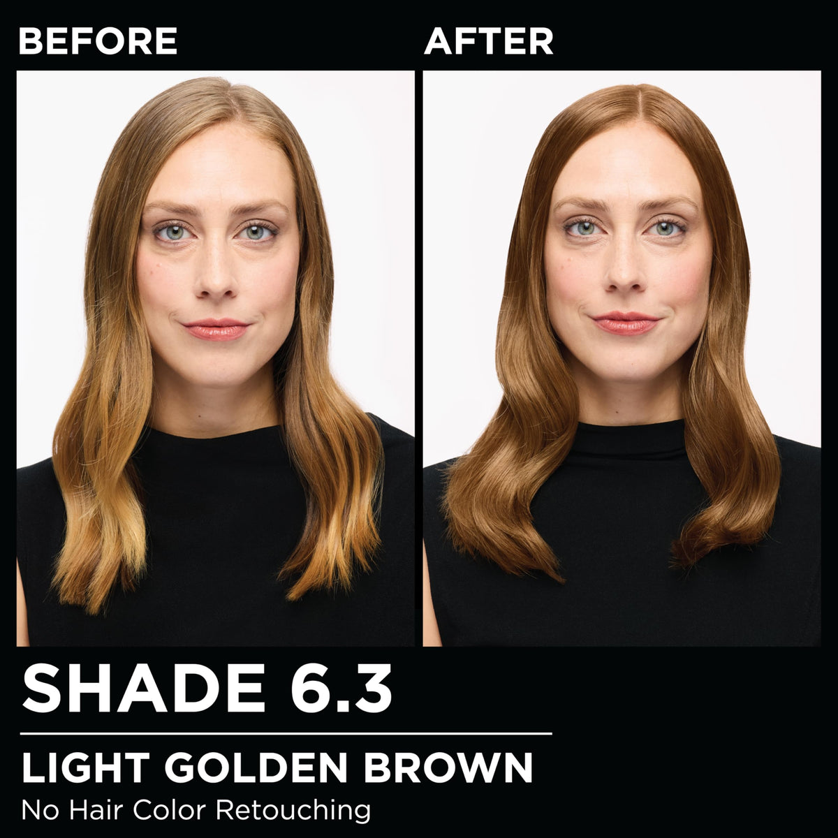 Garnier Oil Powered Permanent Haircolor, 6.3 Light Golden Brown 1 ea (Pack of 7)