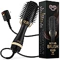 Professional Blowout Hair Dryer Brush, Black Gold Dryer and Volumizer, Hot Air Brush for Women, 75MM Oval Shape (Black Gold) Beauty & Personal Care OMOteam