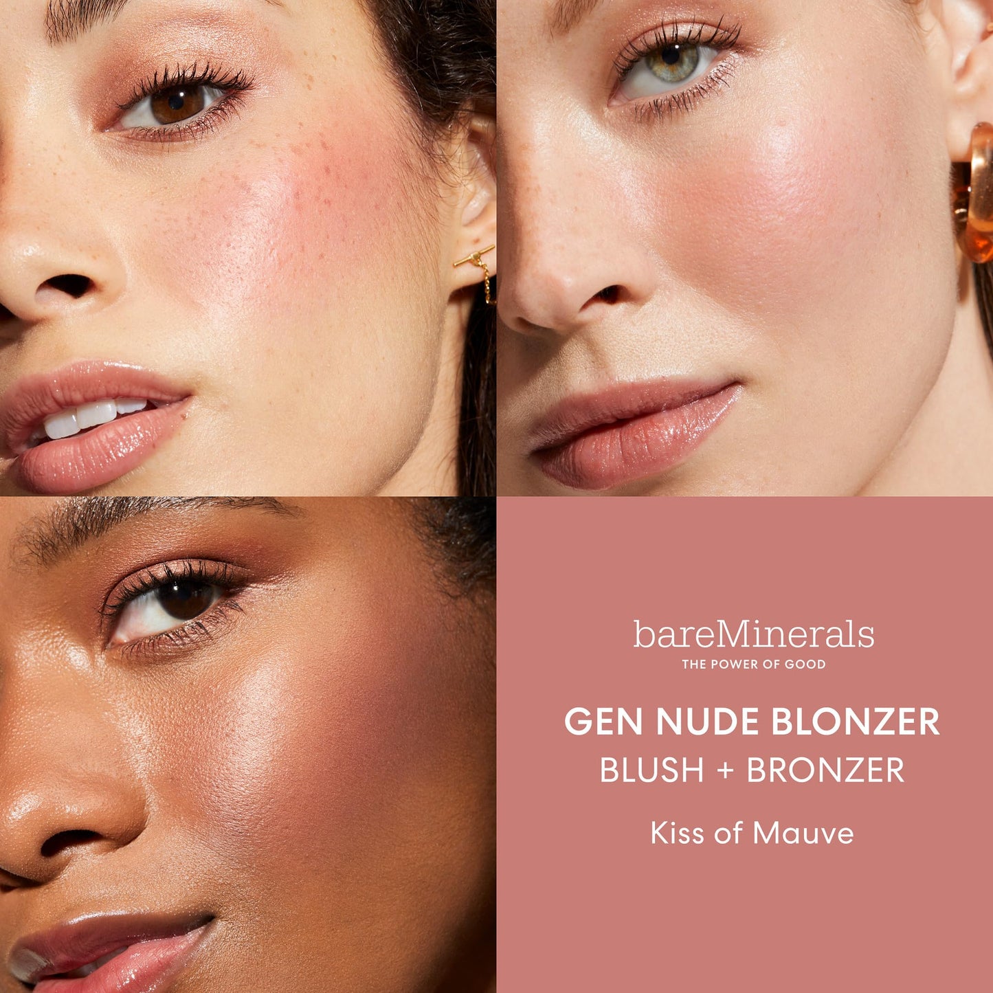 bareMinerals Gen Nude Blonzer, Kiss of Mauve, Vegan, Cruelty-Free & Dermatologist-Tested Beauty & Personal Care bareMinerals