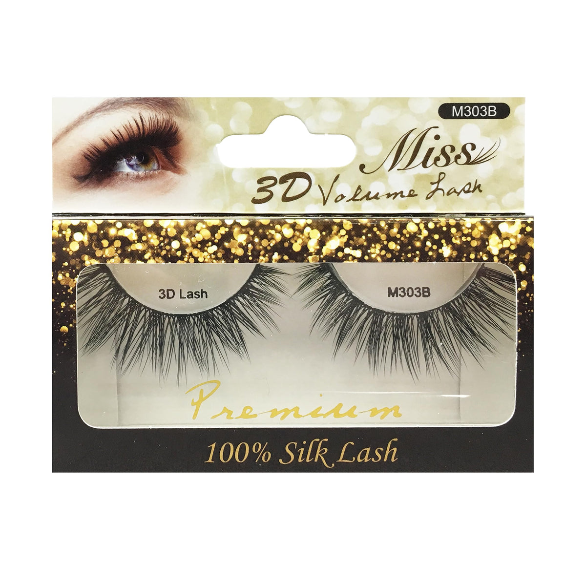 "4 Pairs" Miss Lash 100% Handmade Tapered 3D Volume lash M303B Beauty & Personal Care MISS LASH