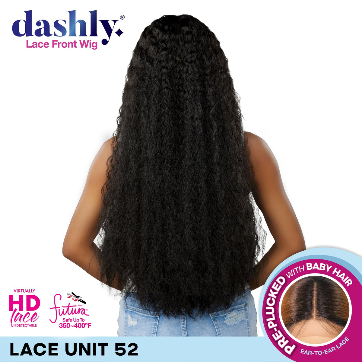Sensationnel Dashly Lace Front Wig-Unit 52, 2 DARKBROWN