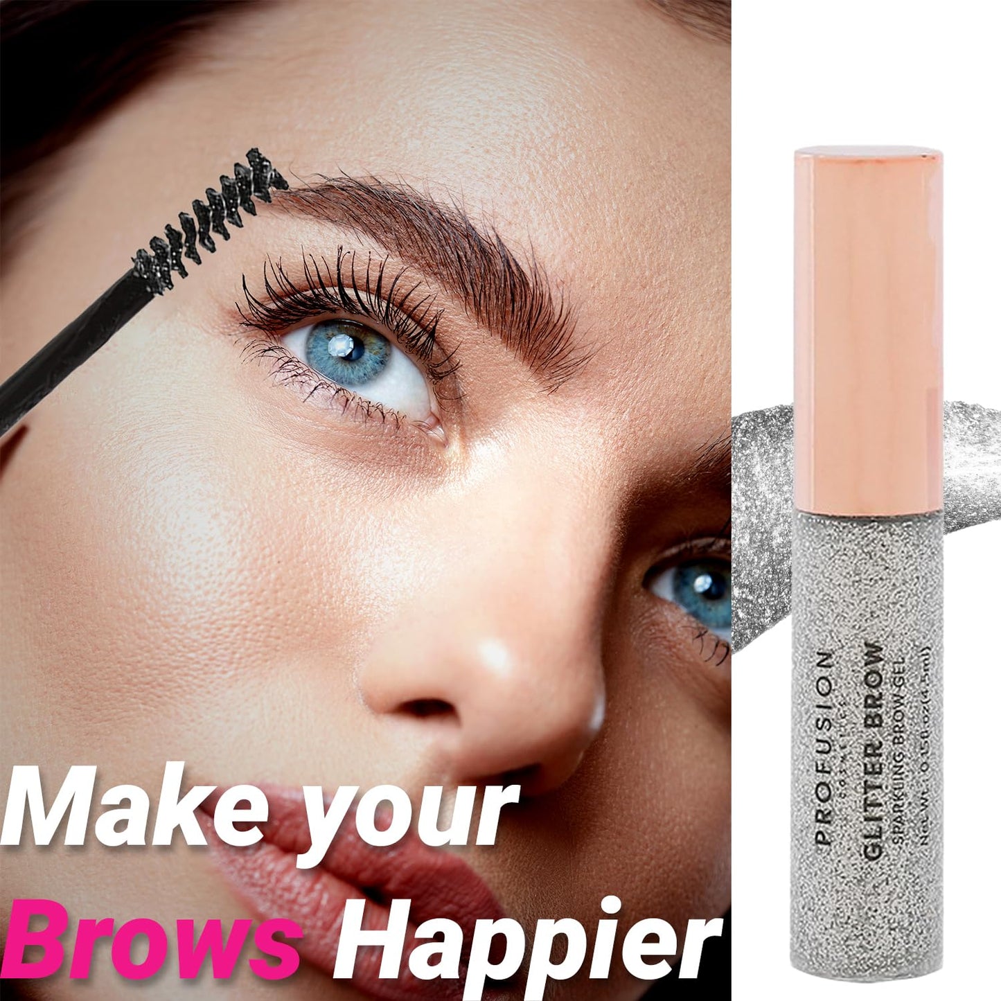 Profusion Cosmetics Written in the Stars Sparkling Eye Brow Gel, Raise Your Brows, Sparkle with Radiance, and Achieve Ultimate Glamour… Beauty & Personal Care Profusion Cosmetics