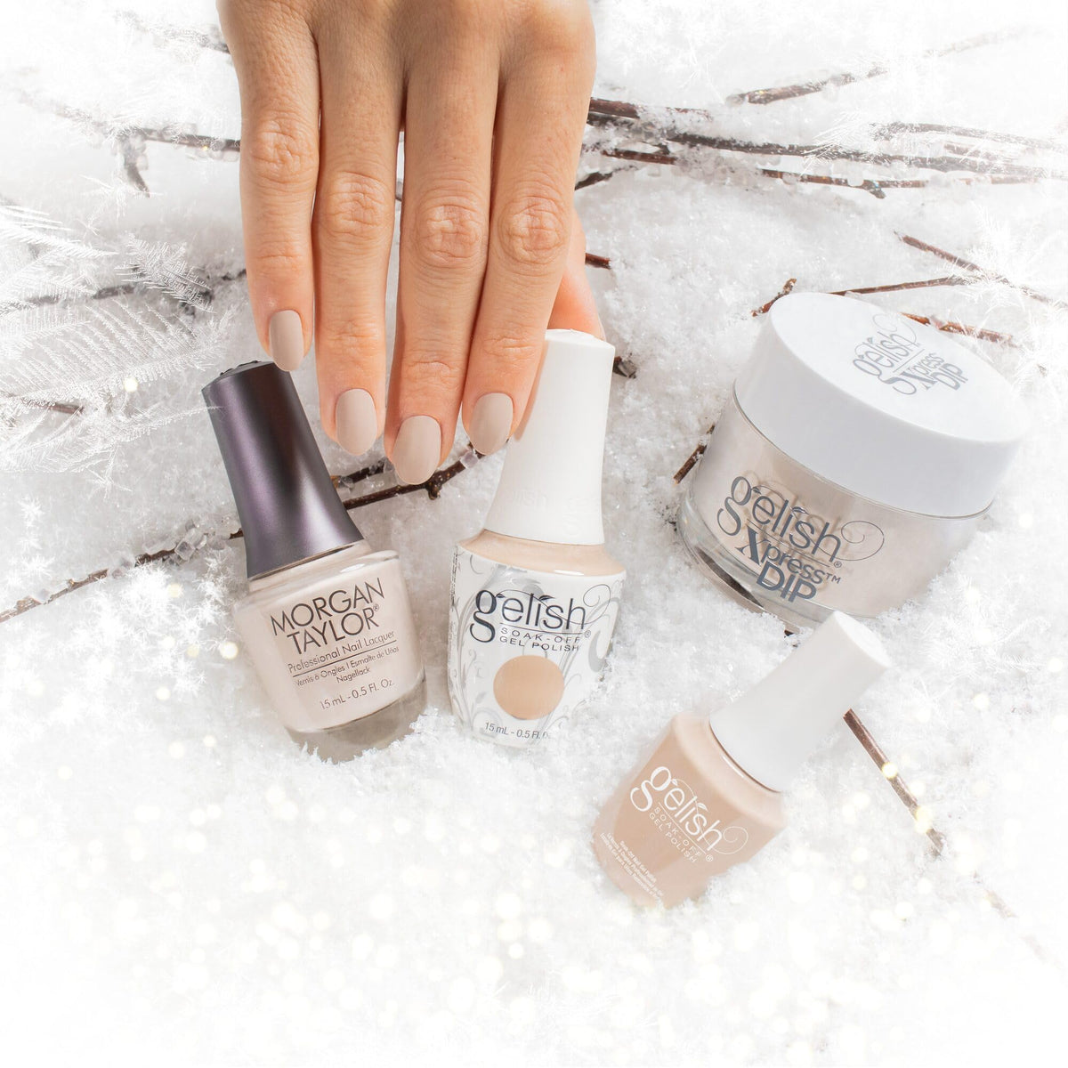 Gelish Xpress Dip Powder Nail Manicure - Bare & Toasty, 1.5 oz