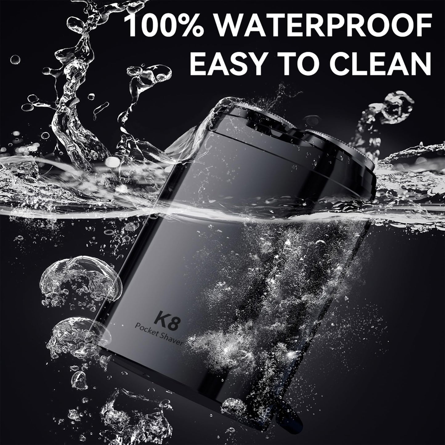 ENCHEN Mini Electric Shaver for Men, Portable Magnetic Dual-Head Rotary Pocket Electric Razor for Face, IPX7 Waterproof Wet & Dry, USB-C Rechargeable Beauty and Personal Care Enchen