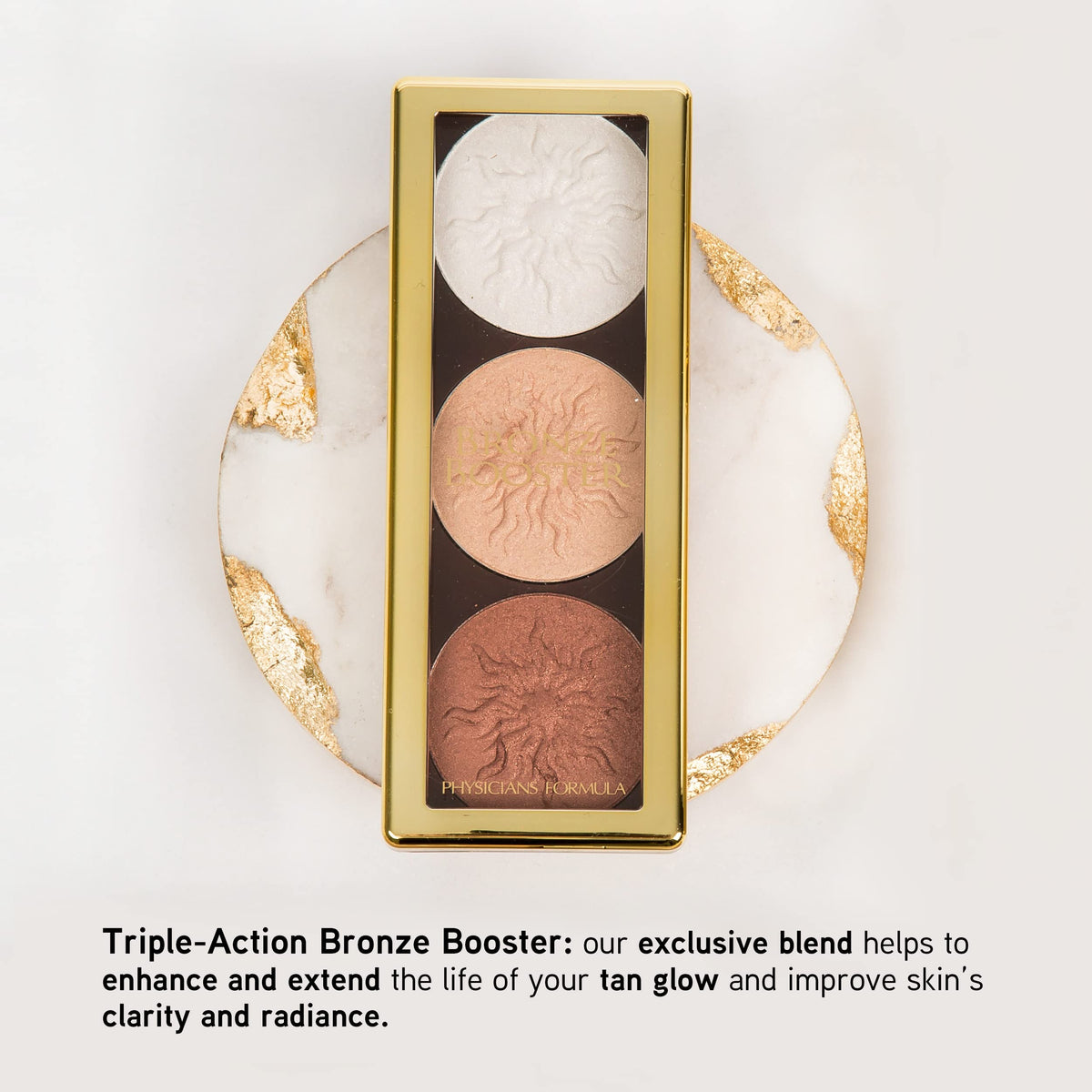 Physicians Formula Bronze Booster Highlight & Contour Palette with Brush, Blendable & Buildable Finish - Shimmer Glow Beauty & Personal Care Physicians Formula