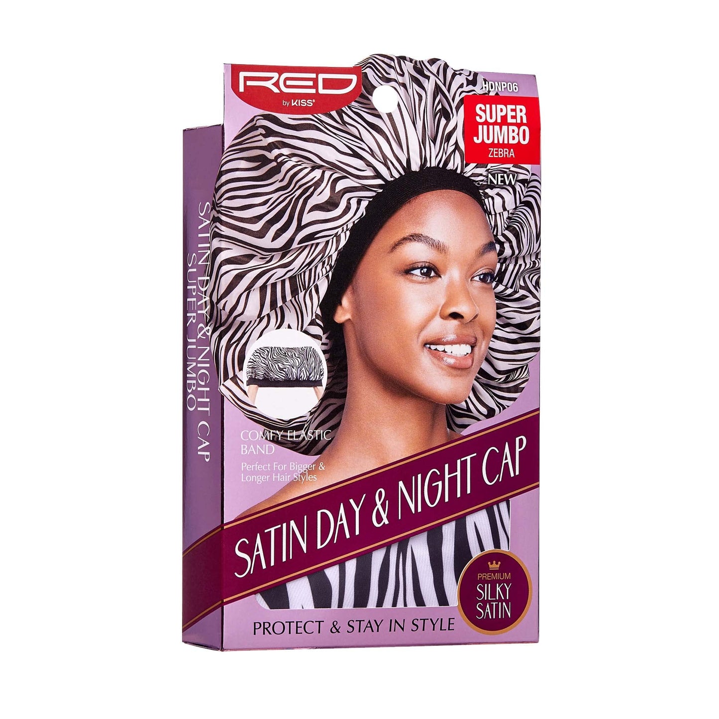 Red by Kiss Premium Quality Silky Satin Day & Night Cap Beauty and Personal Care Red by Kiss