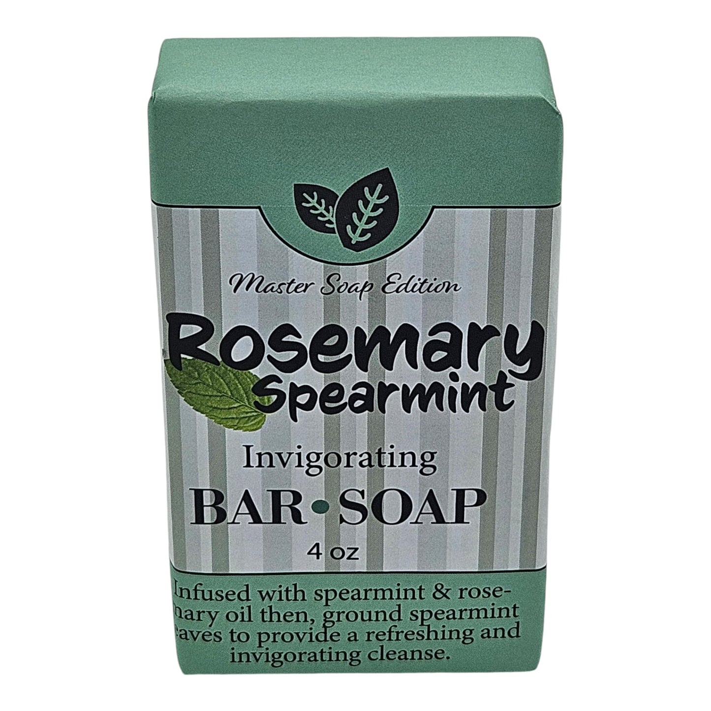 Amish Country Rosemary Spearmint Invigorating Bar Soap, 4 oz, Infused with Spearmint & Rosemary Oil Beauty & Personal Care Amish Country