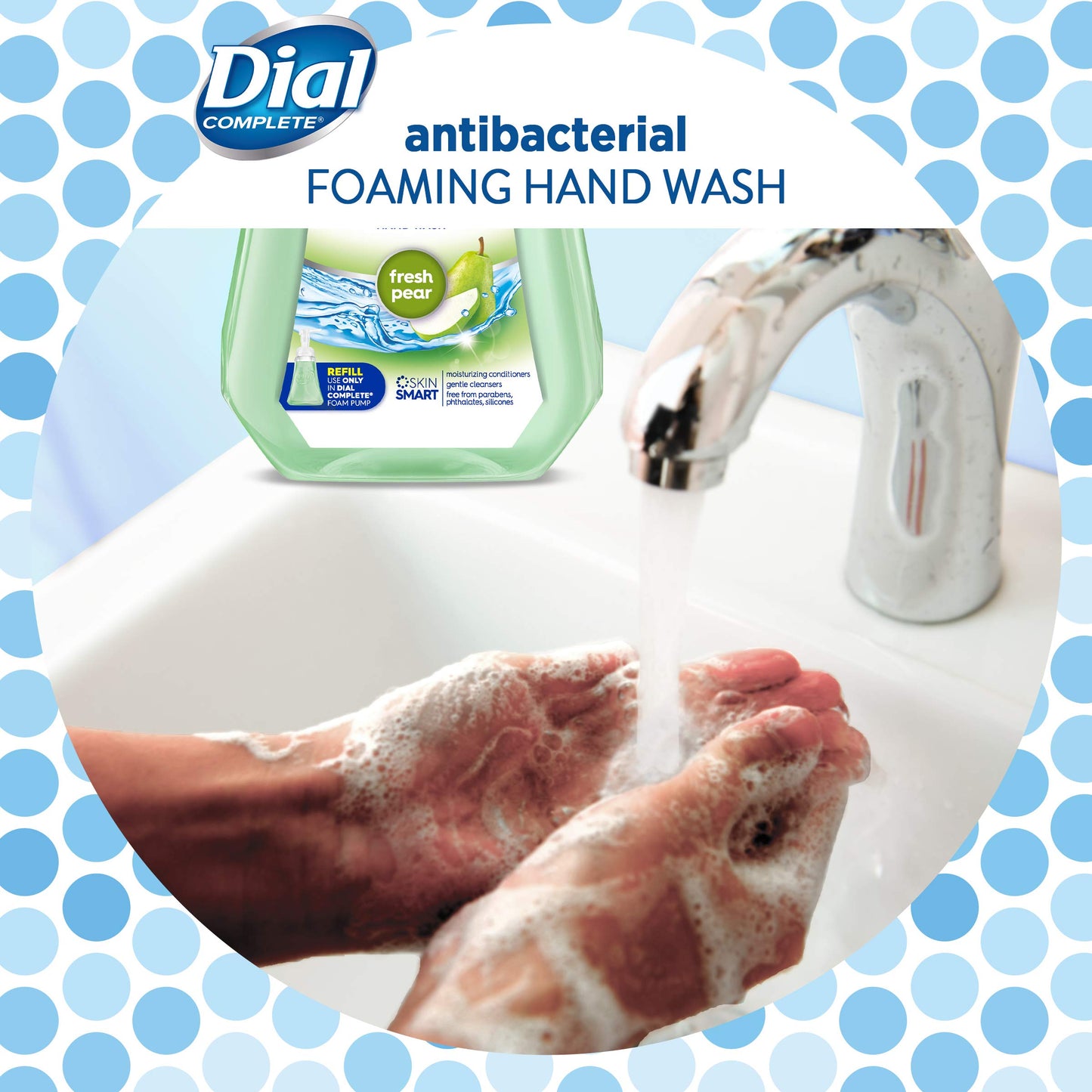 Dial Complete Antibacterial Foaming Hand Wash Refill, Fresh Pear, 32 fl oz (Pack of 3) Beauty & Personal Care Dial