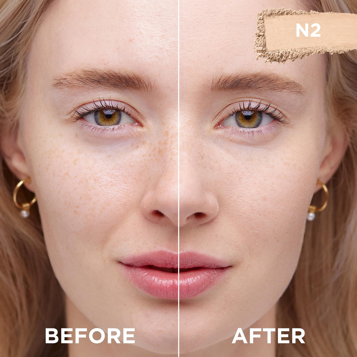 L'Oreal Paris True Match Super Blendable Oil Free Powder Foundation, N2 Light, 0.33 oz, Packaging May Vary