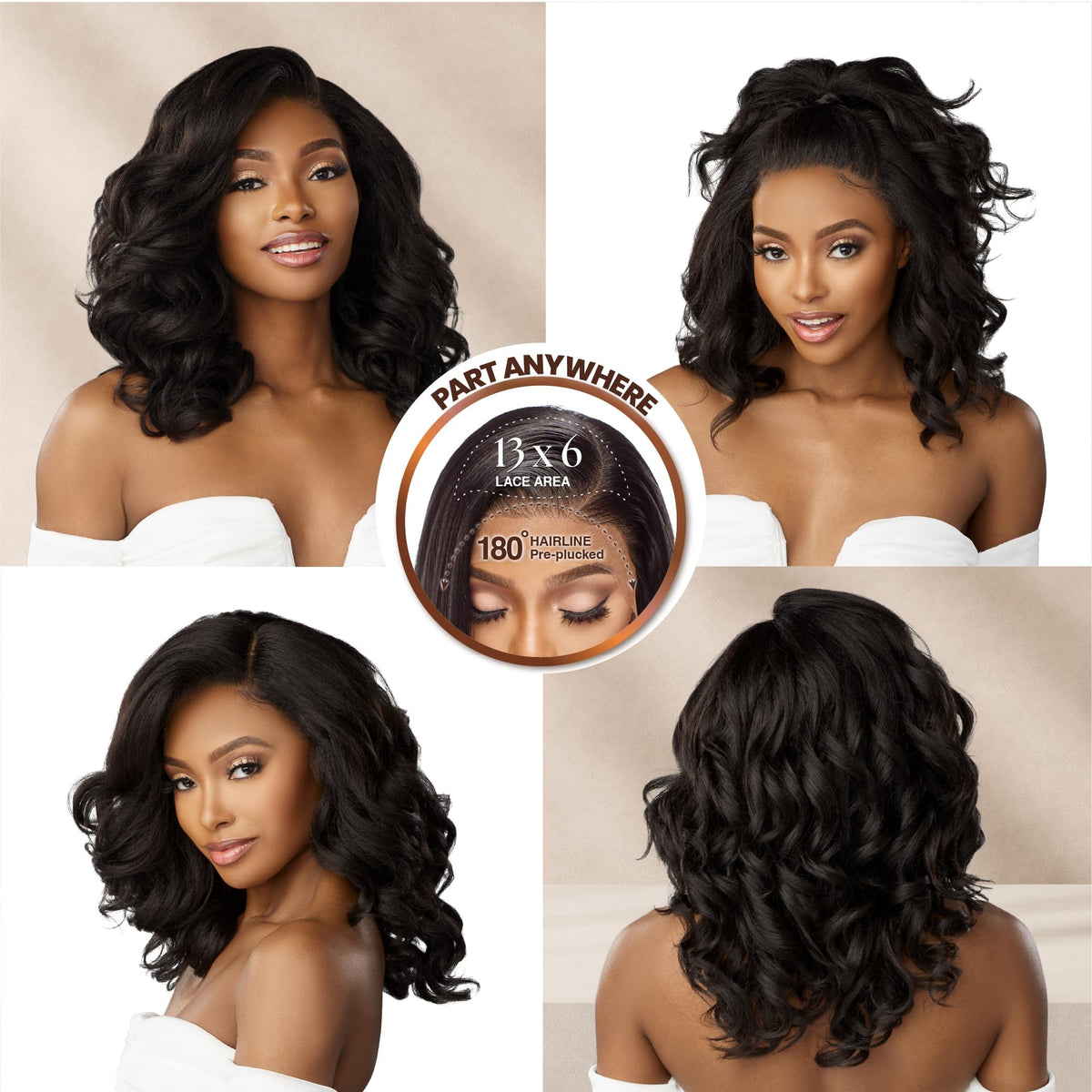 Sensationnel Bare Lace 13x6 Wig-Unit 12, COPPER