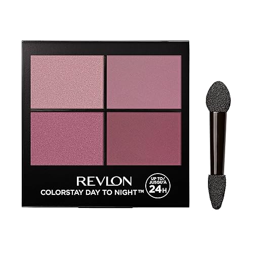 REVLON ColorStay Day to Night Eyeshadow Quad, Longwear Shadow Palette with Transitional Shades and Buttery Soft Feel, Crease & Smudge Proof, 575 Beauty & Personal Care REVLON