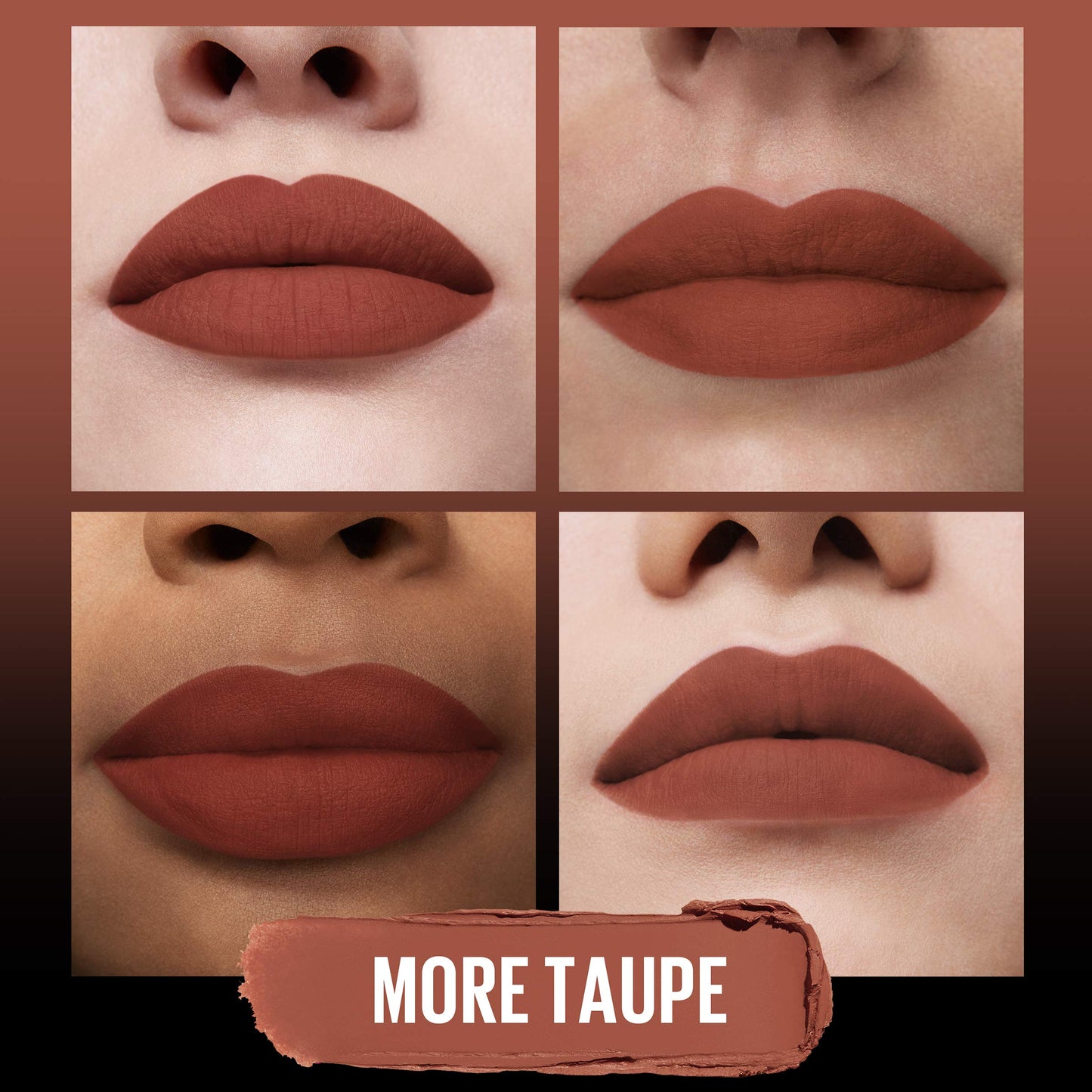 Maybelline Color Sensational Ultimatte Matte Lipstick, Non-Drying, Intense Color Pigment, More Taupe, Rose Nude, 1 Count Beauty & Personal Care MAYBELLINE