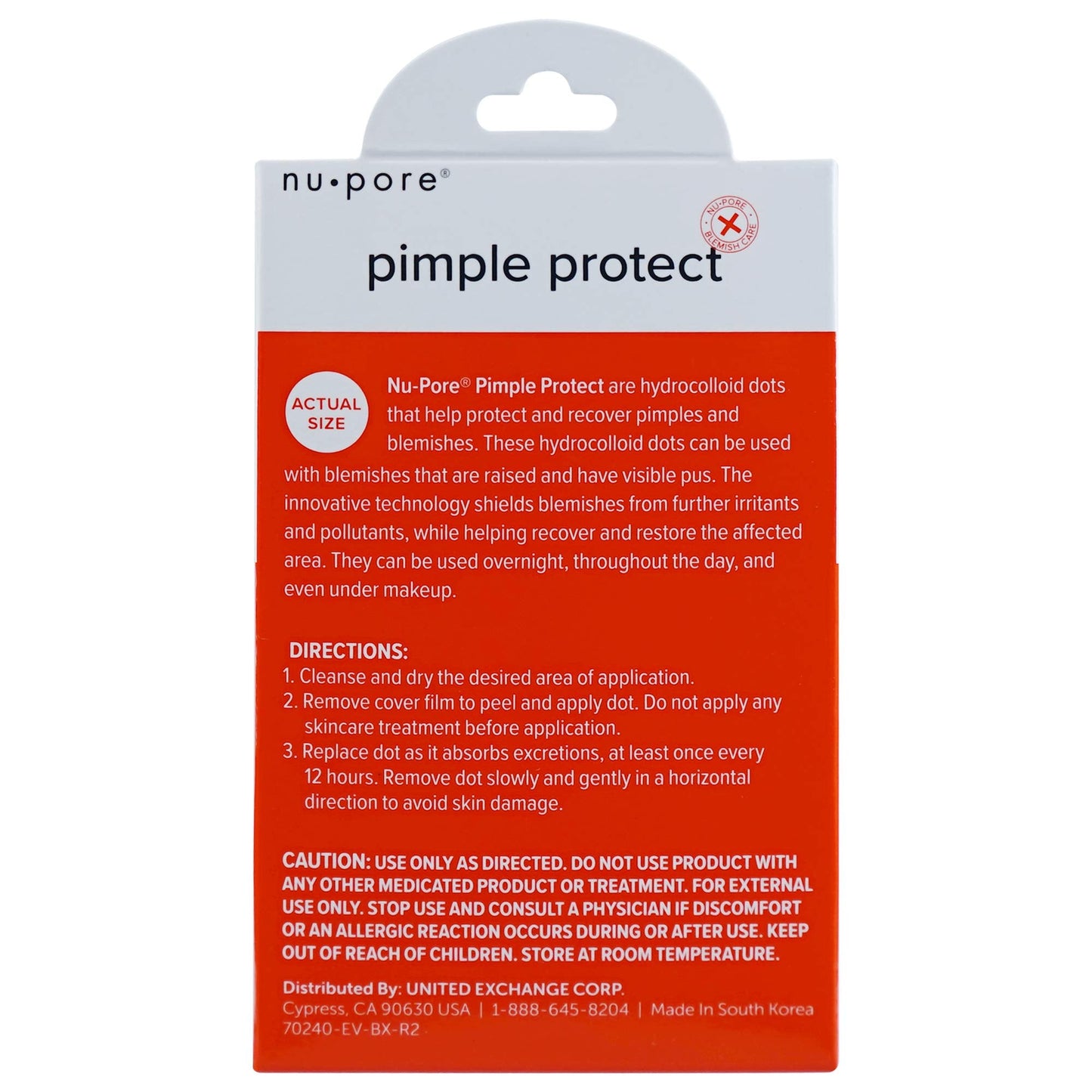 Nu-pore Hydrocolloid Bandages - Pimple Patch Acne and Blemish Patches to Help Blemish Control, 20 Pimple Stickers Per Pack (24 Pack) Beauty & Personal Care nu-pore