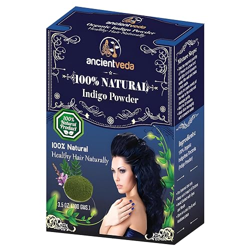 ANCIENT VEDA Natural Hair Powders | Non-GMO & Gluten Free | 100% Antioxidants Organic Hair Growth Treatment | Reduce the Appearance Hair Cleansing | Beauty & Personal Care Ancientveda