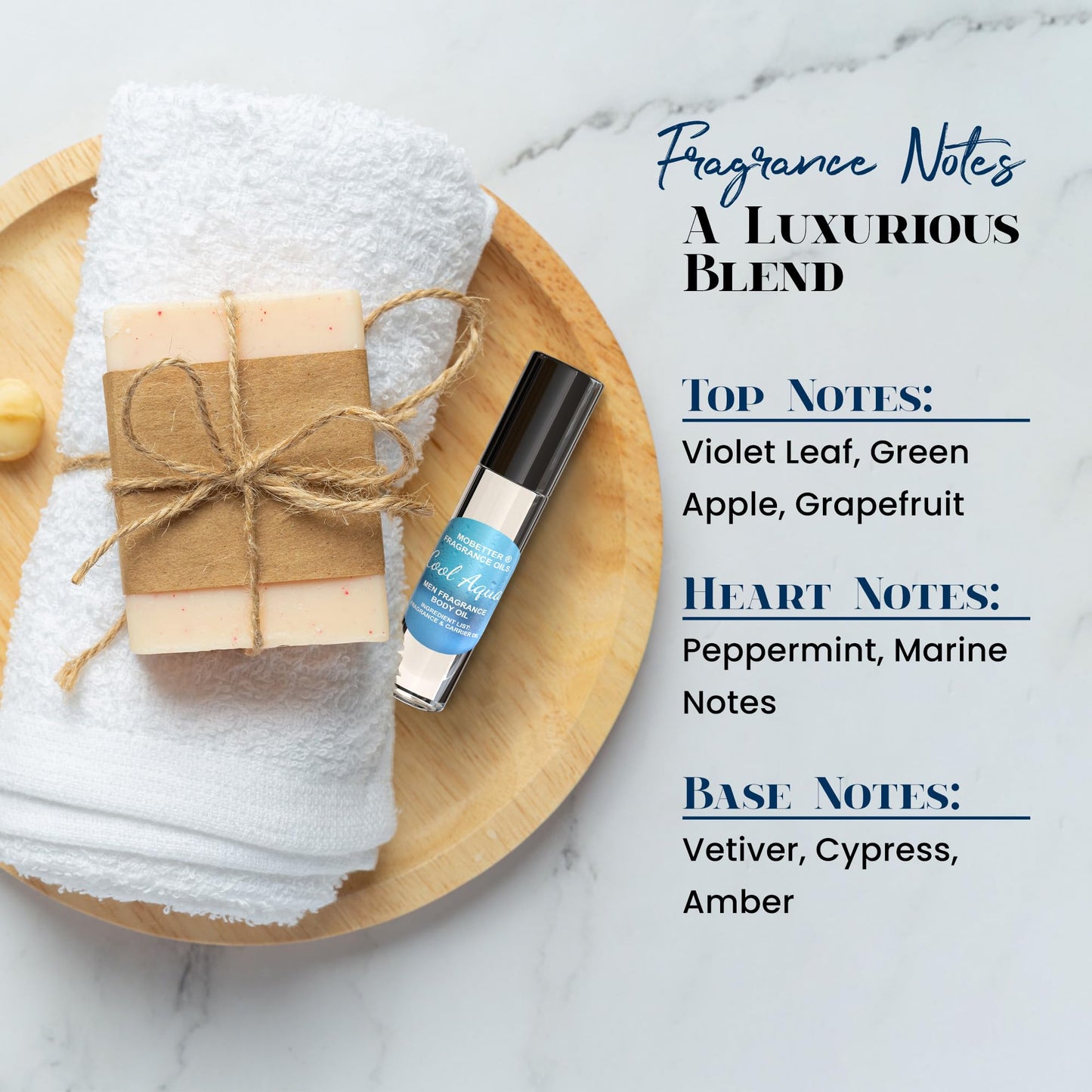 MOBETTER FRAGRANCE OILS Cool Aqua Men Fragrance Body Oil Beauty & Personal Care MOBETTER FRAGRANCE OILS