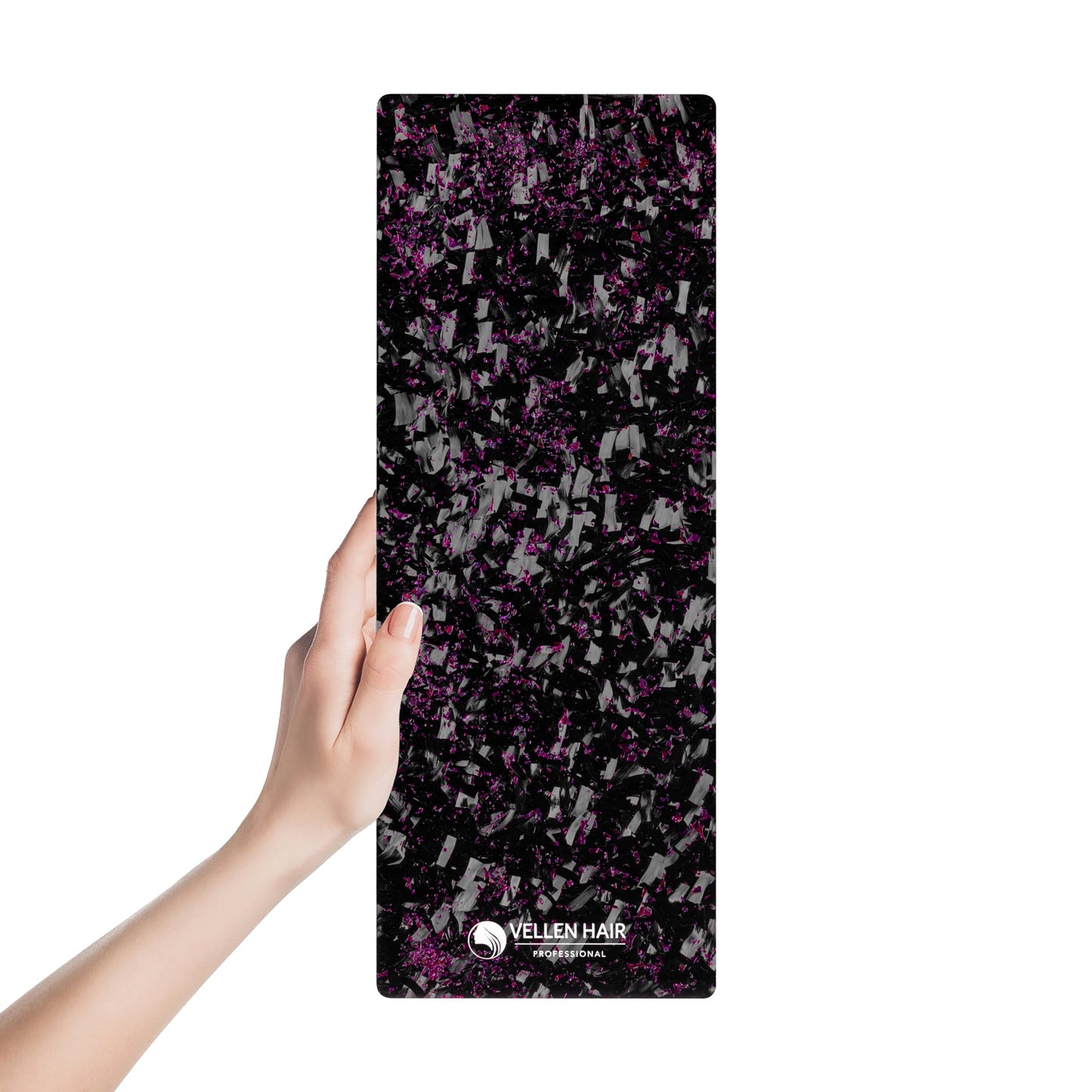 VELLEN HAIR Professional Carbon Fiber Foil/Balayage Board, Extra Light Hair Color board (Forged Carbon Black/Pink, 5.1" x 13.8" inch) Beauty & Personal Care Vellen Hair