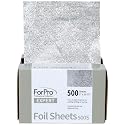 ForPro Professional Collection Expert Embossed Foil Sheets 500S, Aluminum Foil, Pop-Up Foil Dispenser, Hair Foils for Color Application Beauty & Personal Care ForPro Professional Collection