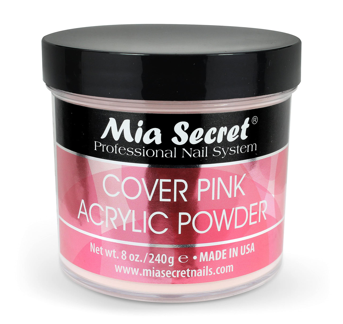 Mia Secret Cover Pink Acrylic Powder (8 oz), Professional Nail System, Ideal for Long Lasting Nails Beauty & Personal Care Mia Secret