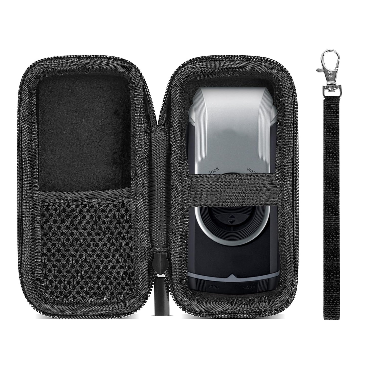 Linkidea Hard Travel Shaver Case, Protect Mini Electric Shaver Storage Bag, Electric Razor Case Compatible with Braun M60, M90 (Black) Beauty and Personal Care Linkidea