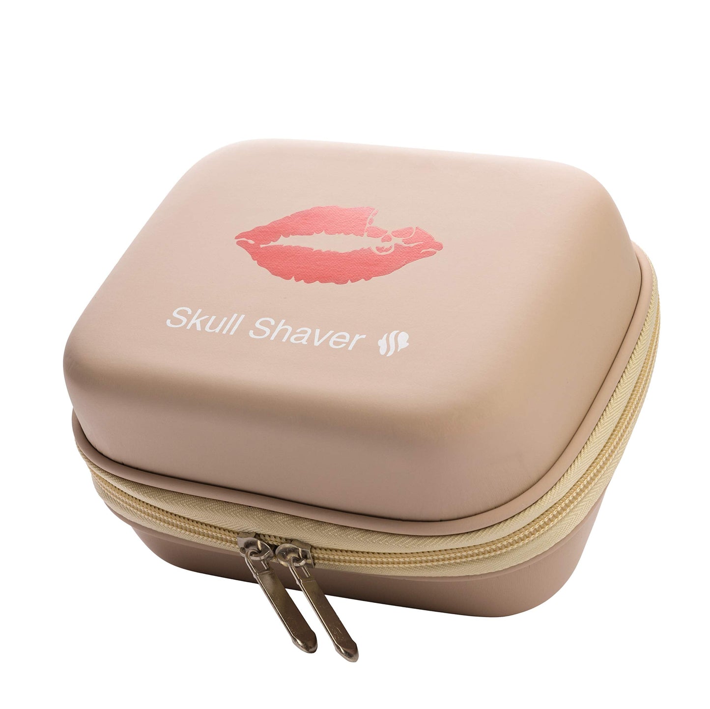 Skull Shaver Travel Case - Case for Electric Shaver - Protective Storage Case - Lightweight & Ideal for Travel - Compatible with All Models - Beige Beauty and Personal Care Skull Shaver