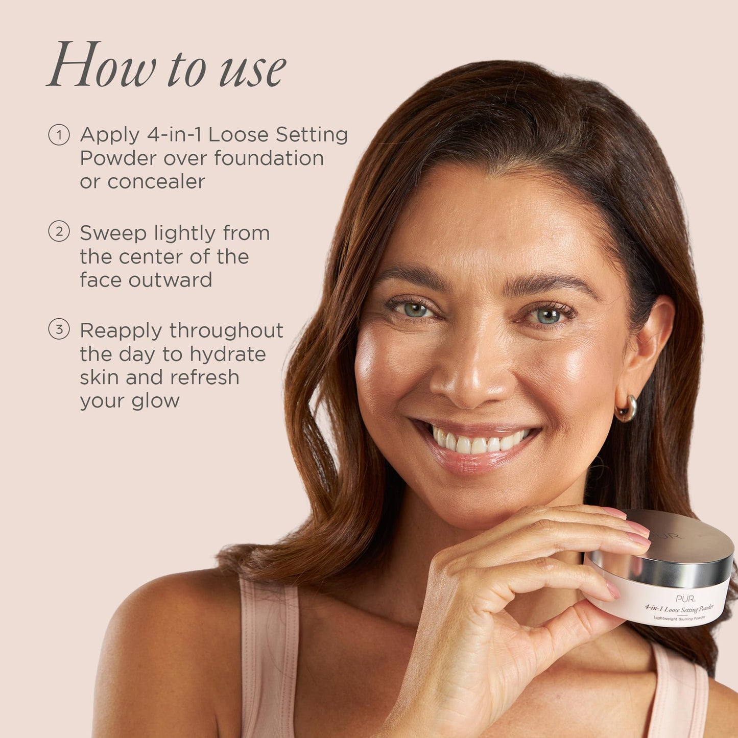 PUR 4-in-1 Loose Setting Powder - Translucent Finishing Powder Sets & Smooths Makeup - Lightweight Blurring Face Powder for Oily, Mature & Sensitive Beauty & Personal Care PÜR MINERALS