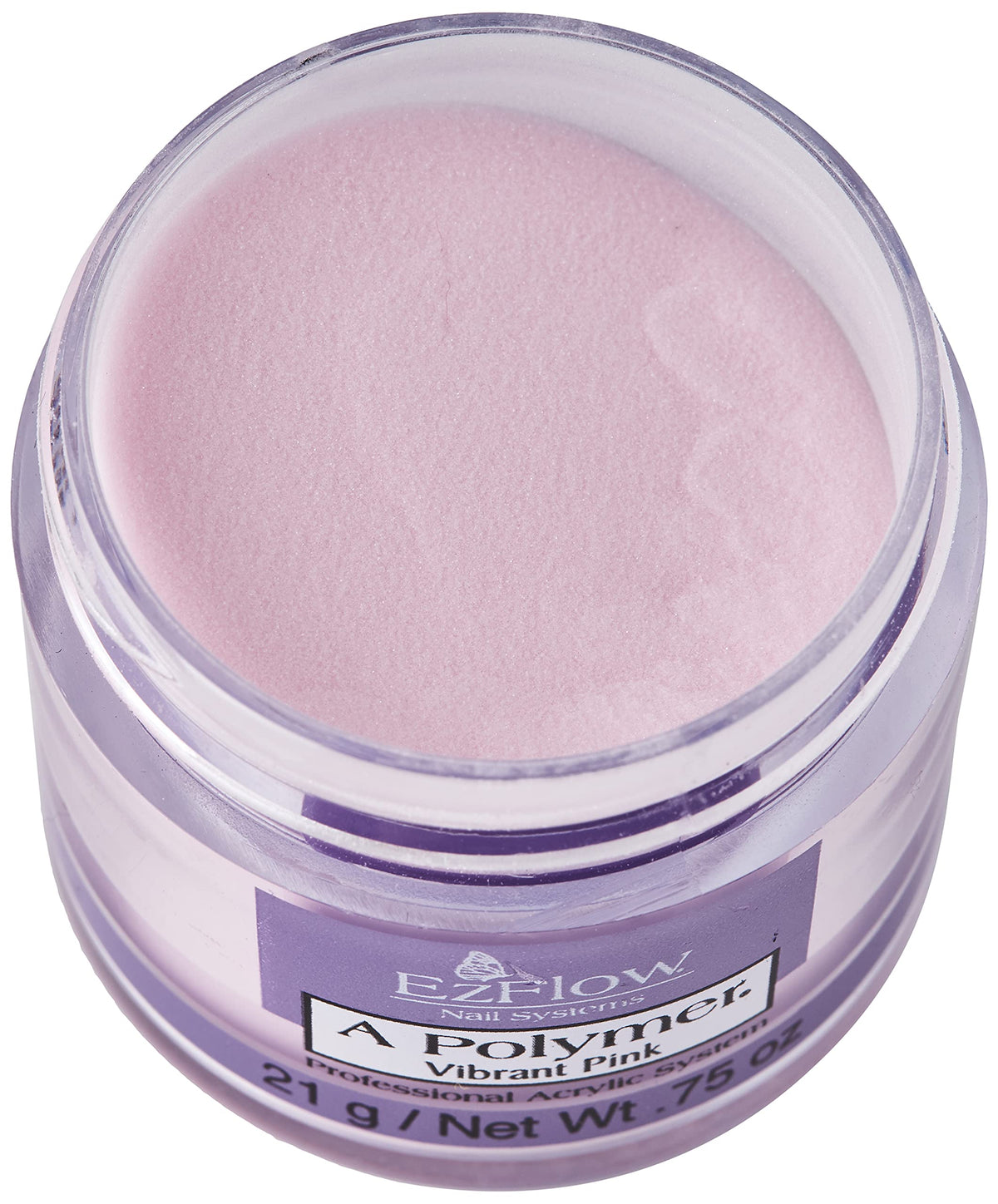 EZ Flow A Polymer Vibrant Pink False Nails, 0.75 Ounce