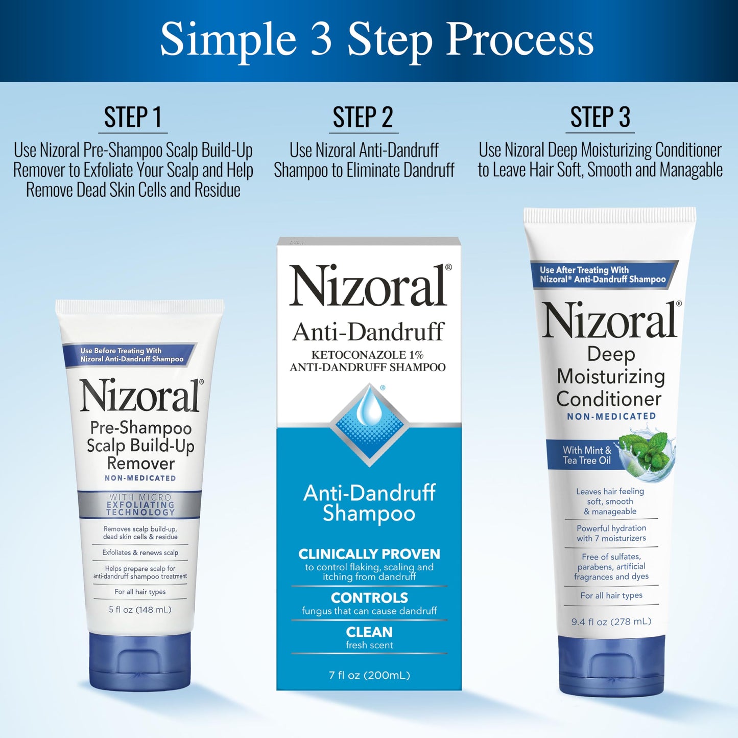 Nizoral Pre-Shampoo Scalp Build-Up Remover, 5 Oz Bottle, Exfoliates and Renews, Helps Prepare for Anti-Dandruff Shampoo Treatment, Dandruff Shampoo Beauty and Personal Care Nizoral