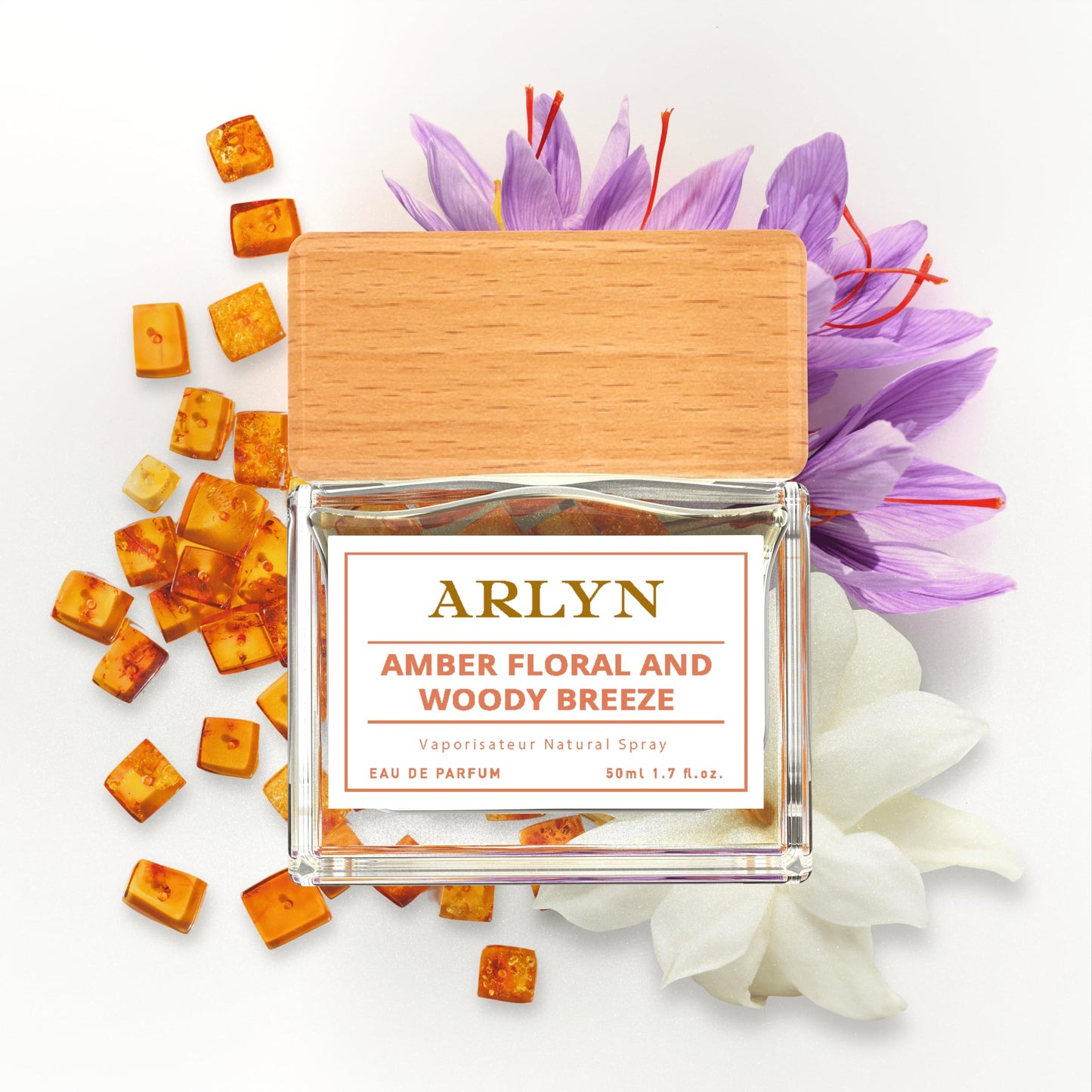 ARLYN Amber Floral Woody Breeze Eau De Parfum Inspired by Bc.arat Ruge 540, Long-Lasting Perfume for Men and Women, Vegan & Eco-Conscious with Clean Beauty & Personal Care ARLYN BY BELLEVUE PARFUMS