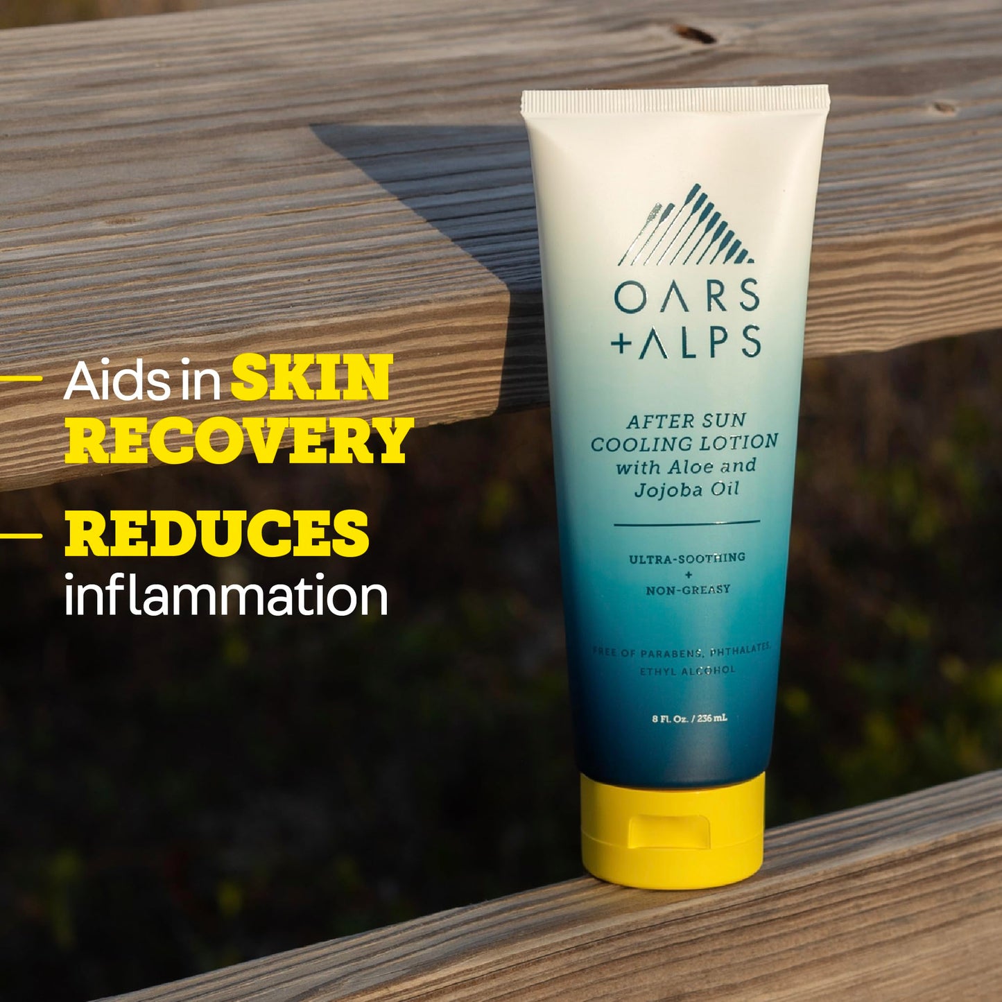 Oars + Alps After Sun Cooling Lotion, Includes Aloe Vera and Cucumber Extract for Sunburn Relief, Fresh Cut Aloe Scent, 8 Fl Oz Beauty & Personal Care Oars + Alps