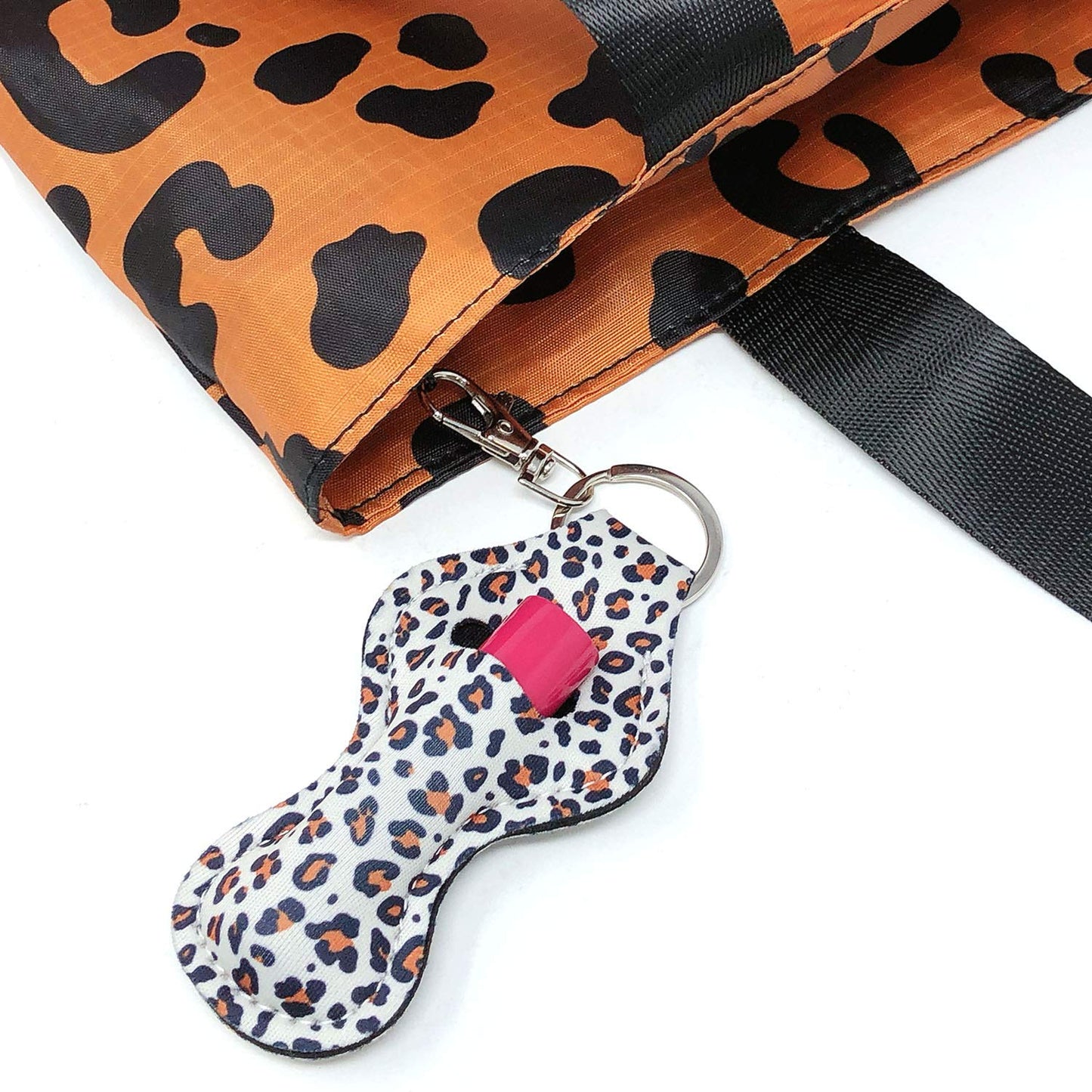allydrew 10 Pack Chapstick Holder Keychain, Keyring for Lip Balm Lip Gloss Lipstick with 10 Pieces Metal Keyring Clasps, Fun collection Beauty & Personal Care allydrew