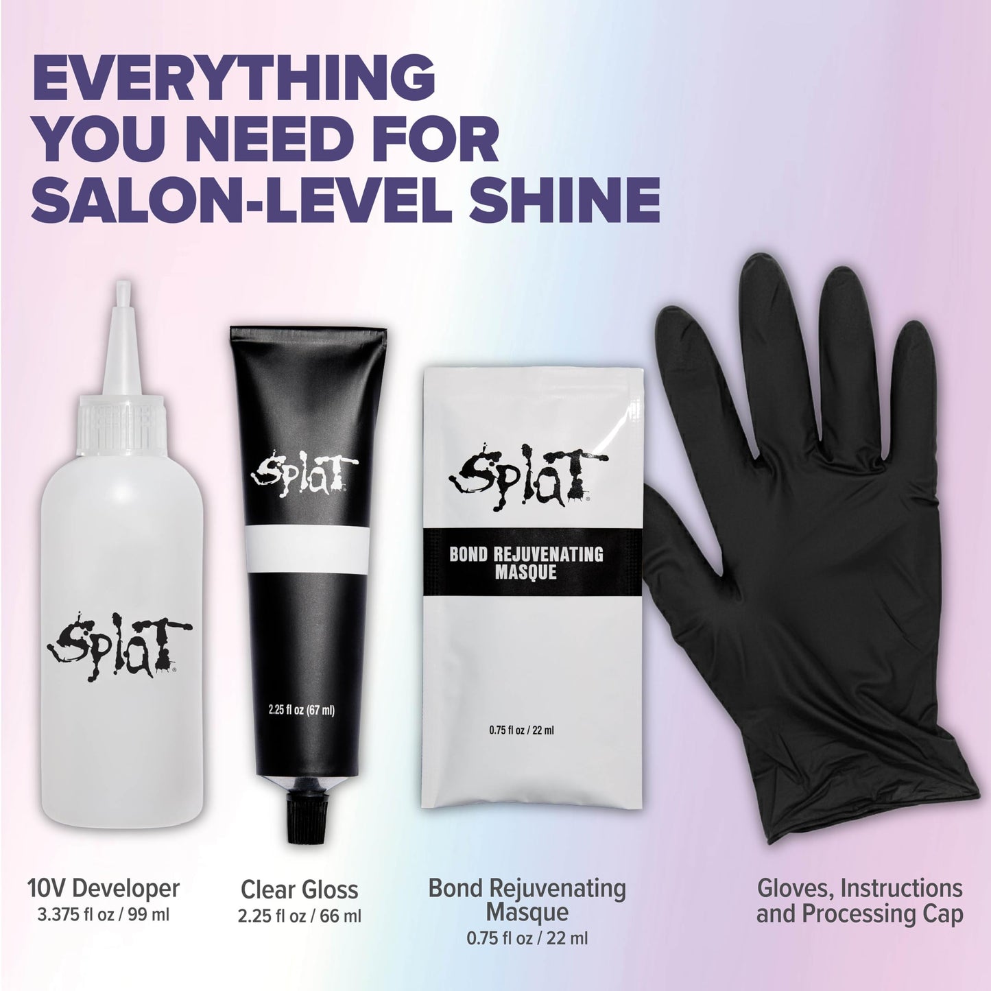 Splat Glossy Sauce Demi-Permanent Clear Gloss Hair Color Beauty & Personal Care Splat