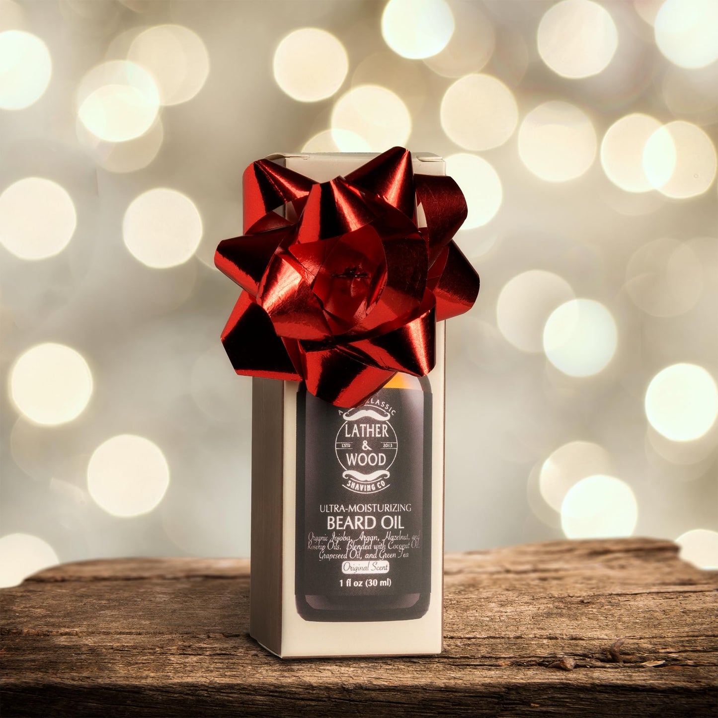 Lather & Wood Beard Oil For Men - Premium Blend - Spill-proof Pump - Original Scent - 1oz Beauty & Personal Care Lather & Wood Shaving Co