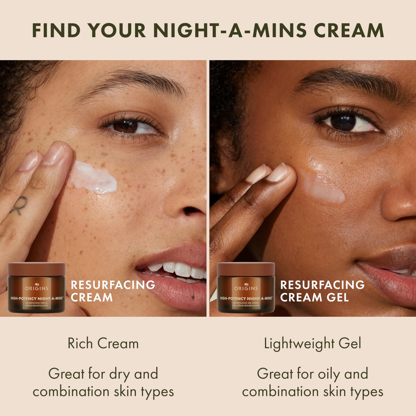 Origins High-Potency Night-A-Mins Resurfacing Face Moisturizer with Jojoba and Squalane | Night Cream, 1.7 Fl Oz Beauty & Personal Care Origins
