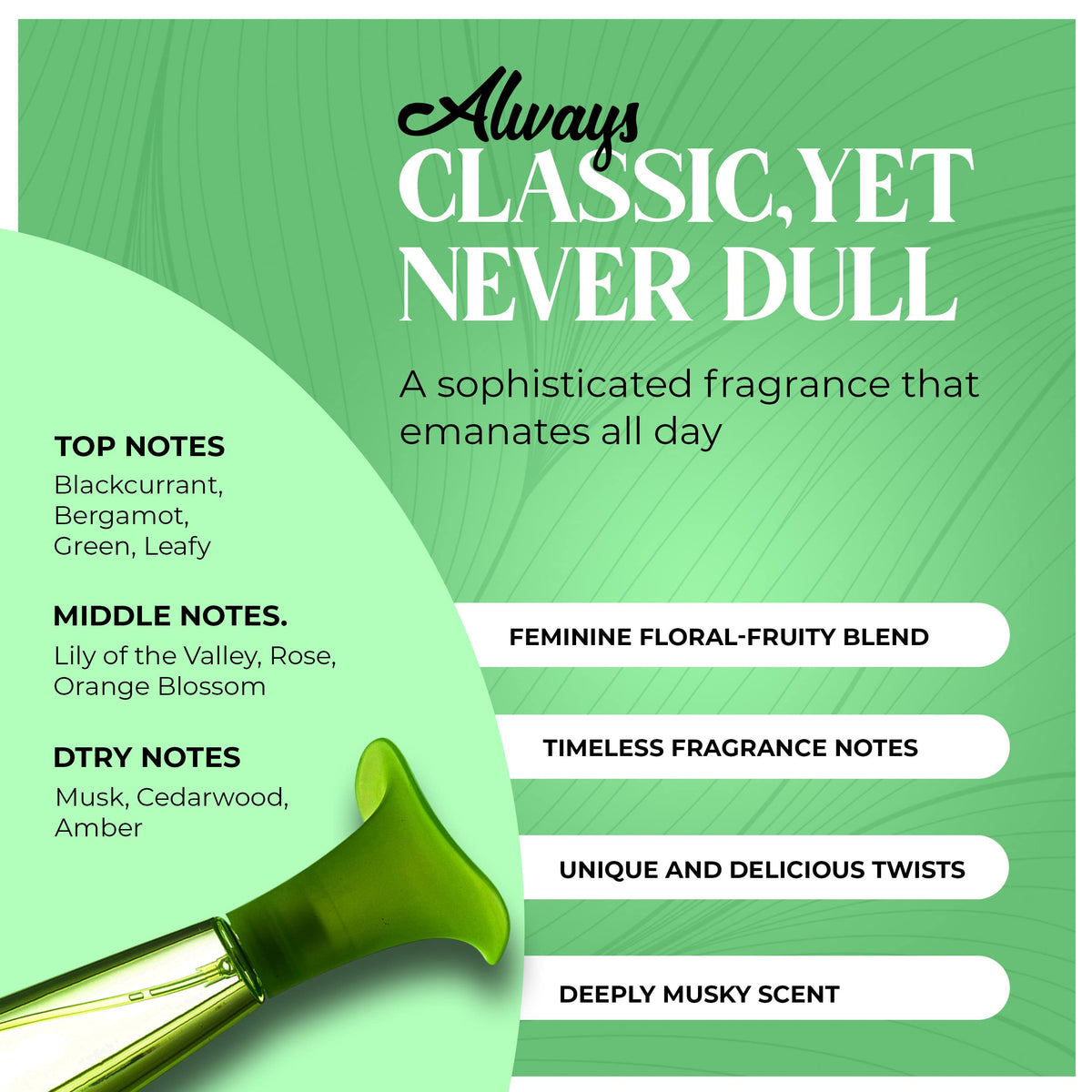 Regal Fragrances Women’s Perfume -- INSPIRED by A WORLD RENOWED WOMEN'S PERFUME - Blackcurrant, Bergamot, Lily of the Valley, Rose - Musk, Cedarwood Beauty & Personal Care Regal Fragrances