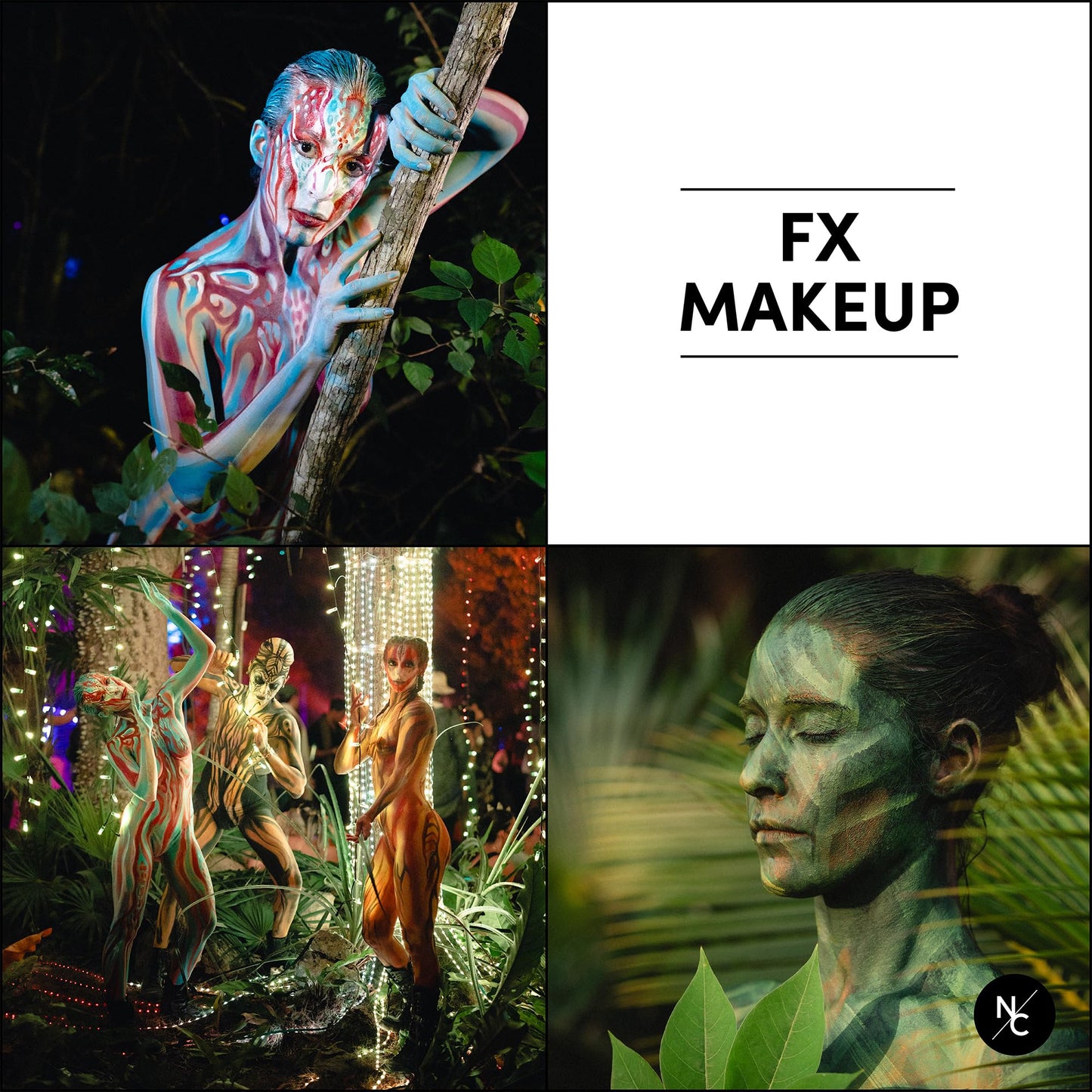 Narrative Cosmetics FX 12-Color Palette - Water-Activated Face & Body Paint for SFX, Theater, Cosplay - High-Pigment, Blendable SFX Makeup Beauty & Personal Care Narrative Cosmetics