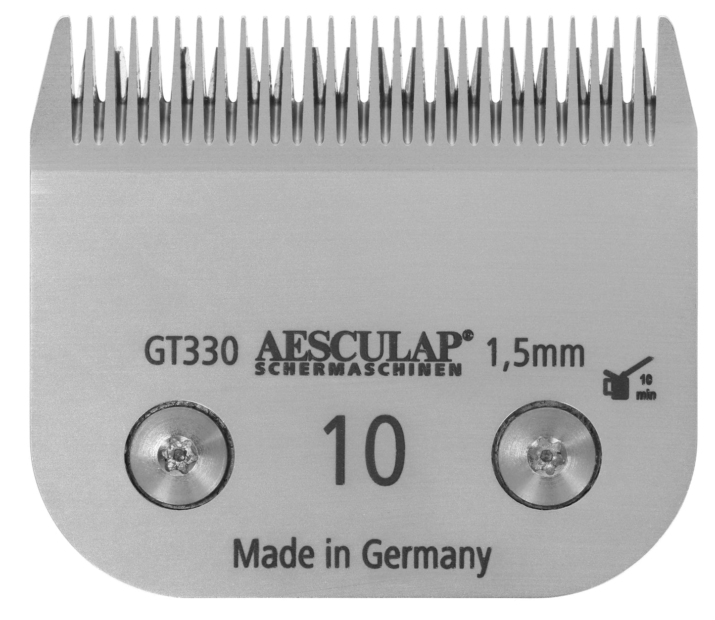 Kerbl GT330 SnapOn Aesculap Shaving Heads, 10 Shaving Heads, 1.5 mm Cutting Length, Pack of 50 Beauty and Personal Care KERBL
