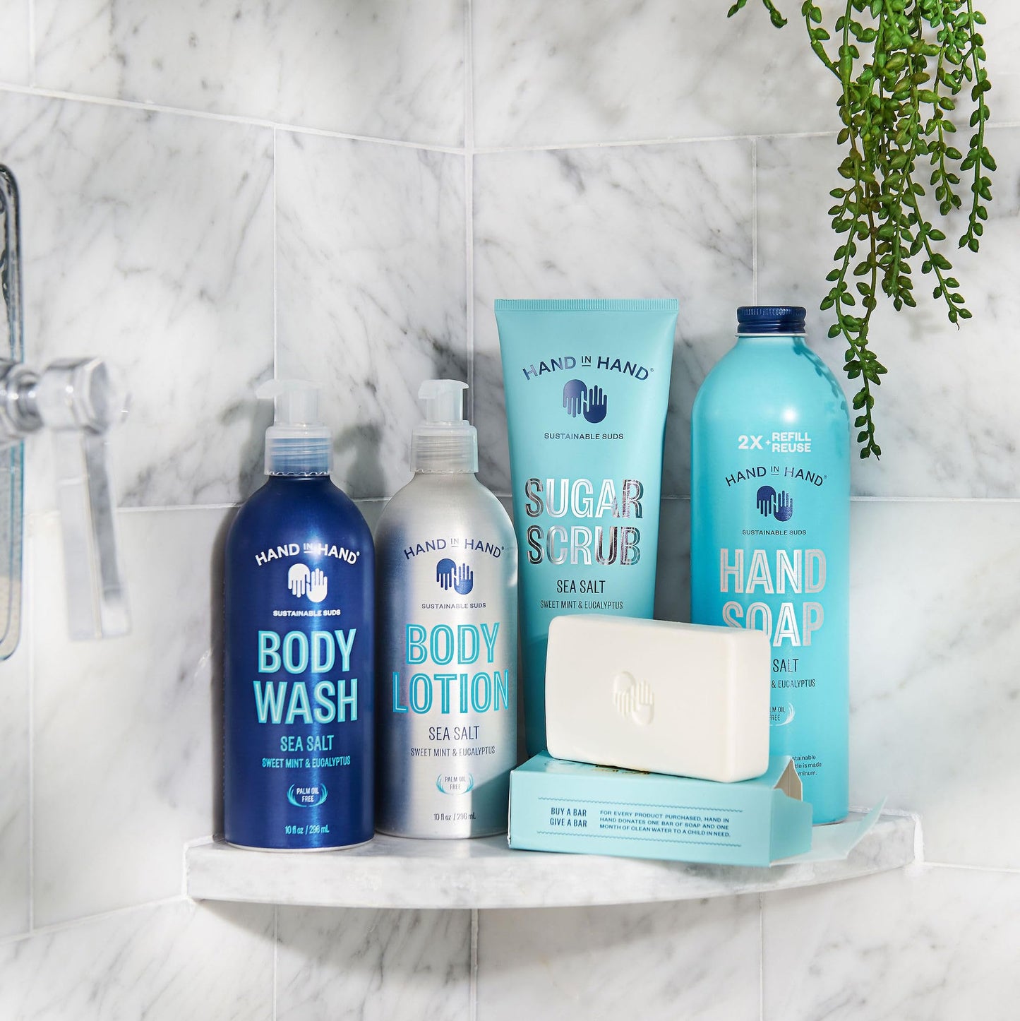 Hand in Hand, Body Wash Sea Salt, 10 Fl Oz Beauty & Personal Care Hand in Hand