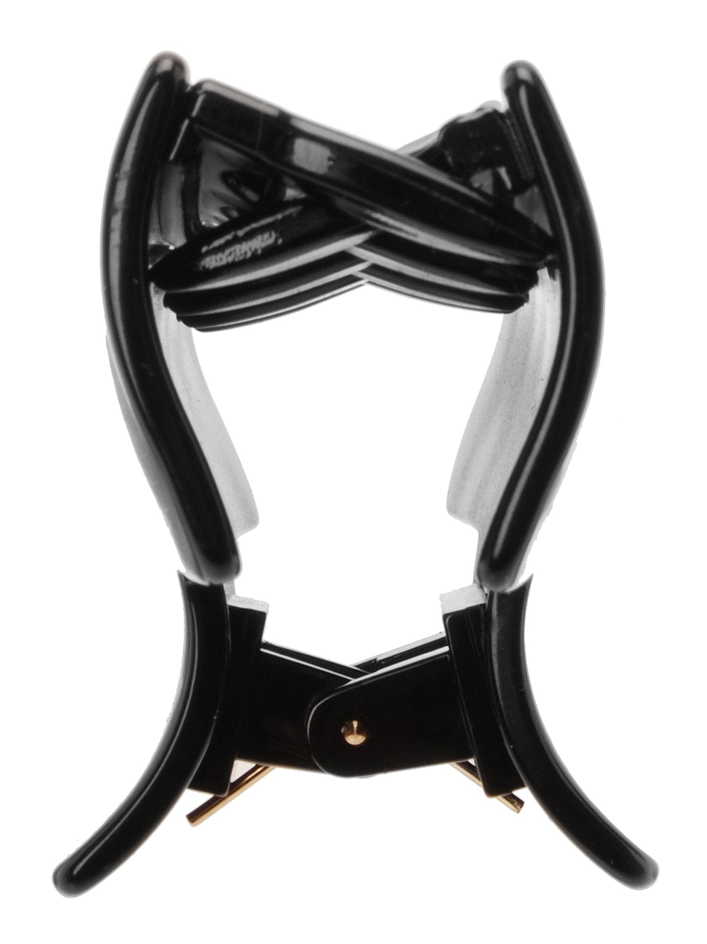 France Luxe Large Solid Rectangle Claw Clip - Black Beauty & Personal Care France Luxe
