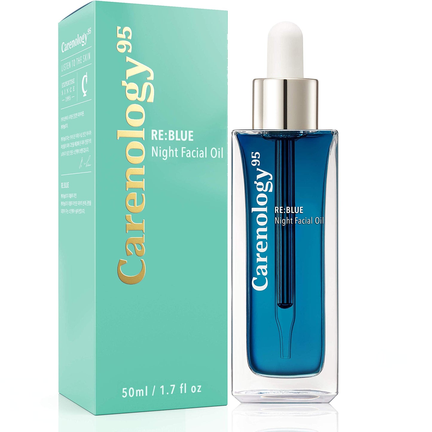 100% Pure Blue Tansy Korean Skincare Carenology Essential Facial Oil Overnight facial Repair for Acne Spot and Scar Treatment, Non-Greasy Beauty & Personal Care BabyFaceDiary