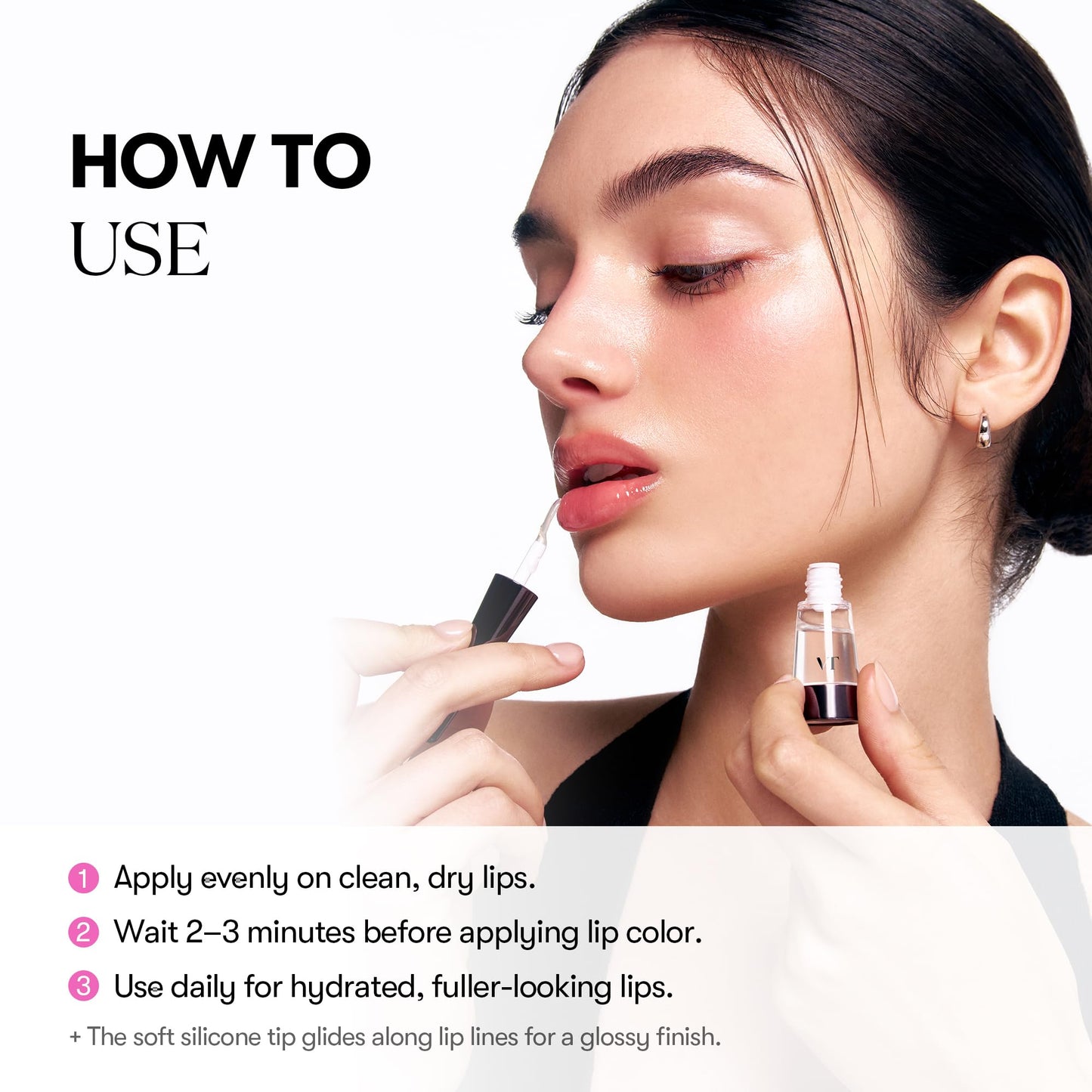 VTCOSMETICS Reedle Shot Lip Plumper, 0.15 oz (4.3 g), Moisturizing, Transparent, Lip Gloss, Fragrance-free, Korean Cosmetics (Expert) Beauty and Personal Care VT COSMETICS