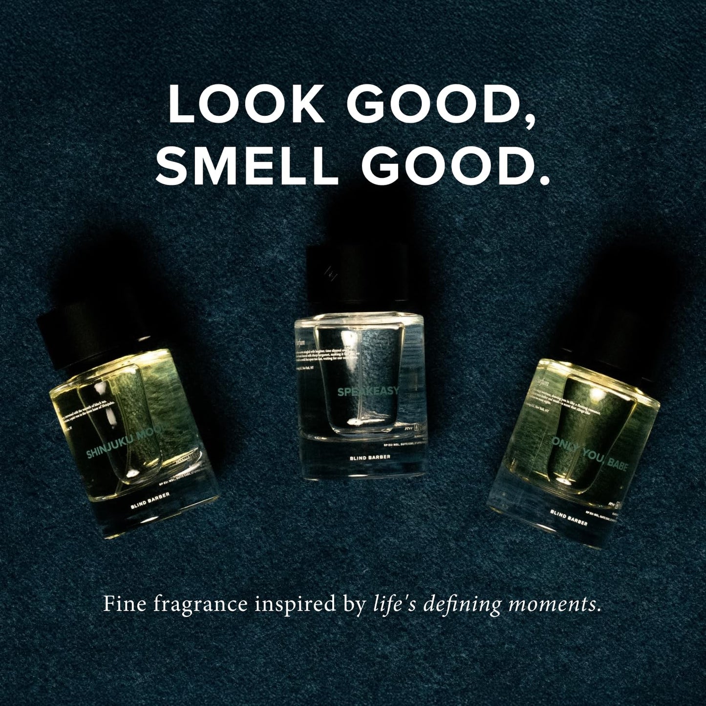 Blind Barber Shinjuku Mood Eau De Parfum - Smoky Cologne for Men - Notes of Tea, Suede, Birch Tar & Lavender - Long Lasting Perfumes for Men (1.69 Fl Beauty & Personal Care Blind Barber