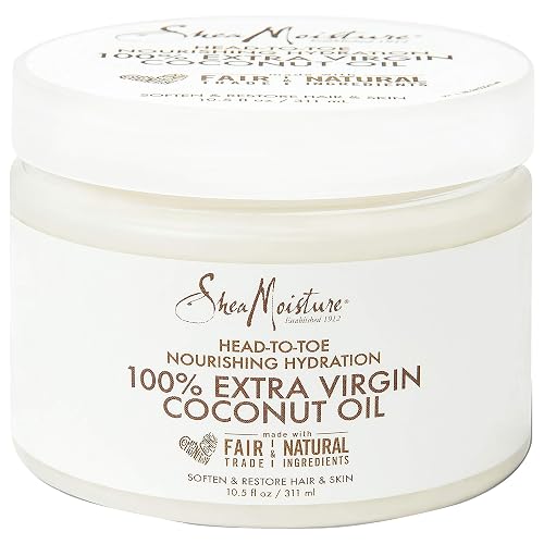 Sheamoisture Head-to-Toe Nourishing Hydration for Dry Skin 100% Virgin Coconut Oil Paraben Free Skin Care 10.5 oz Beauty & Personal Care Shea Moisture