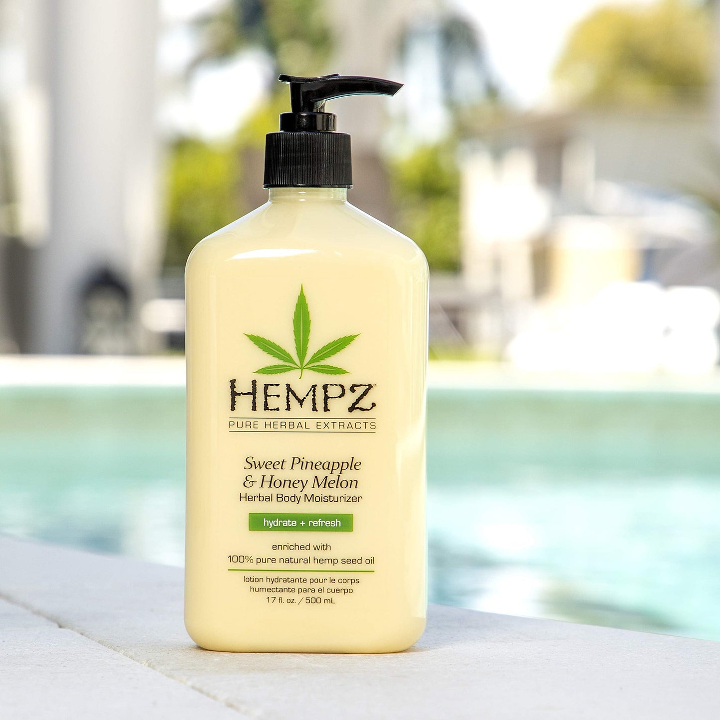 Hempz Sweet Pineapple & Honey Melon Moisturizing Skin Lotion, Body Moisturizer with Jojoba, Natural Extracts, Vitamin A and E, 17 oz, 2 Pack Bundle Beauty & Personal Care Hempz