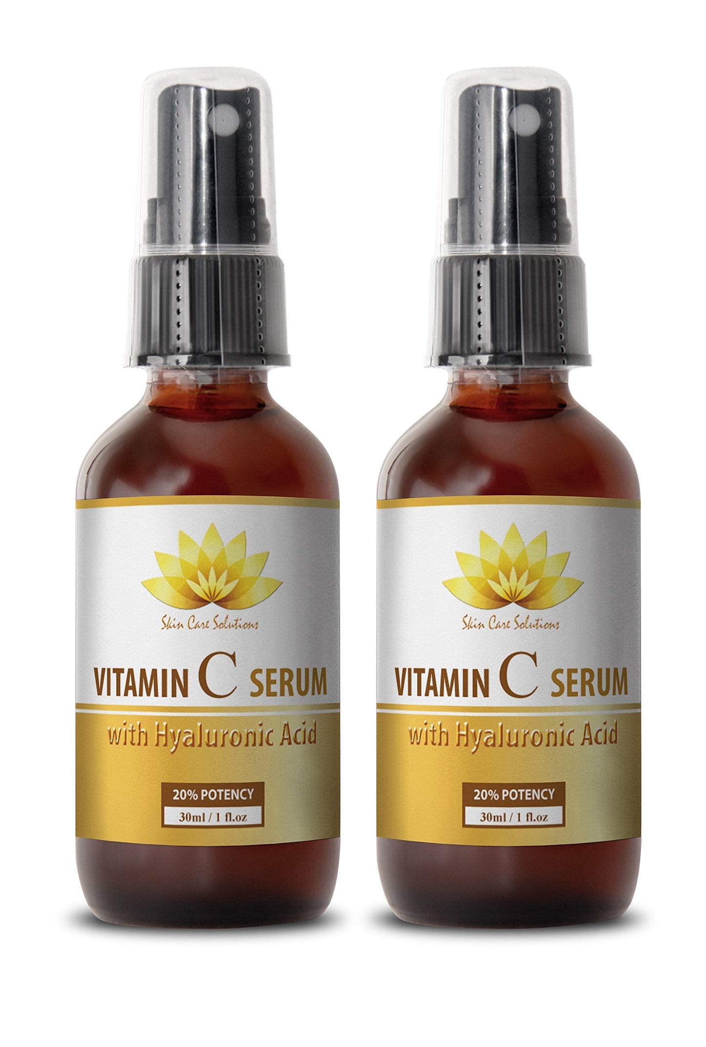 Beauty health - VITAMIN C SERUM With Hyaluronic Acid - Wrinkles remover - 2 bottles Beauty & Personal Care SKIN CARE SOLUTIONS
