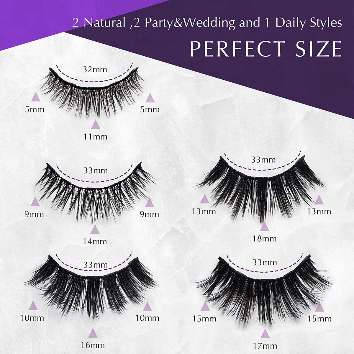 Magnetic Eyelashes with Applicator: 5 Pairs Reusable Natural & Glam Lashes, Lightweight Magnetic Liner, Beginner-Friendly, No Glue Needed, Waterproof Beauty & Personal Care Arishine